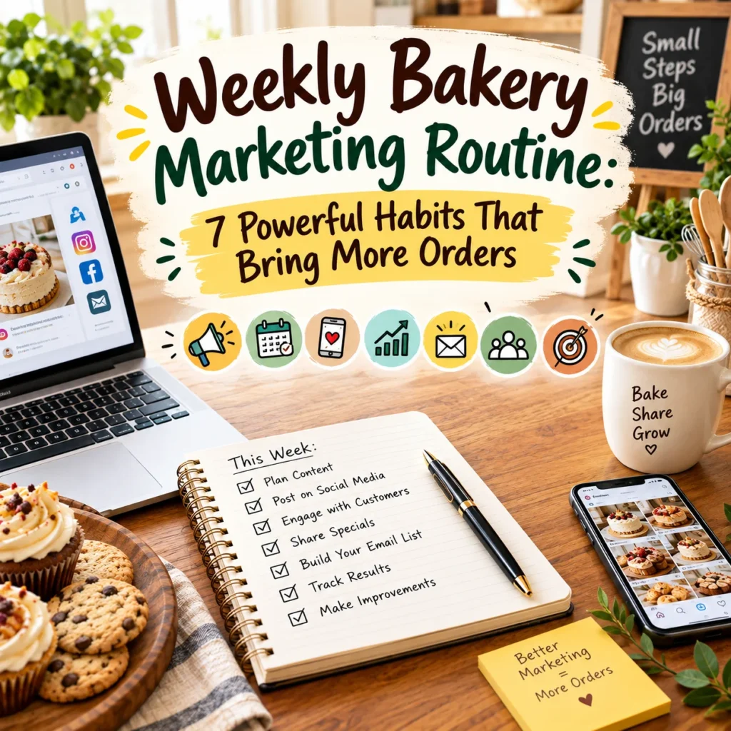 Weekly Bakery Marketing Routine